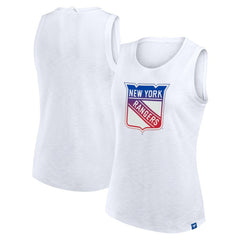New York Rangers Fanatics Women's Slub Tank Top For Sale