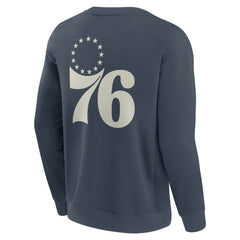 Philadelphia 76ers Elements Future Ground Lettering Pullover Sweatshirt New