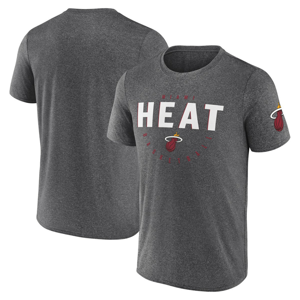 Miami Heat Logo Athletic Block Practice Performance T-Shirt Online