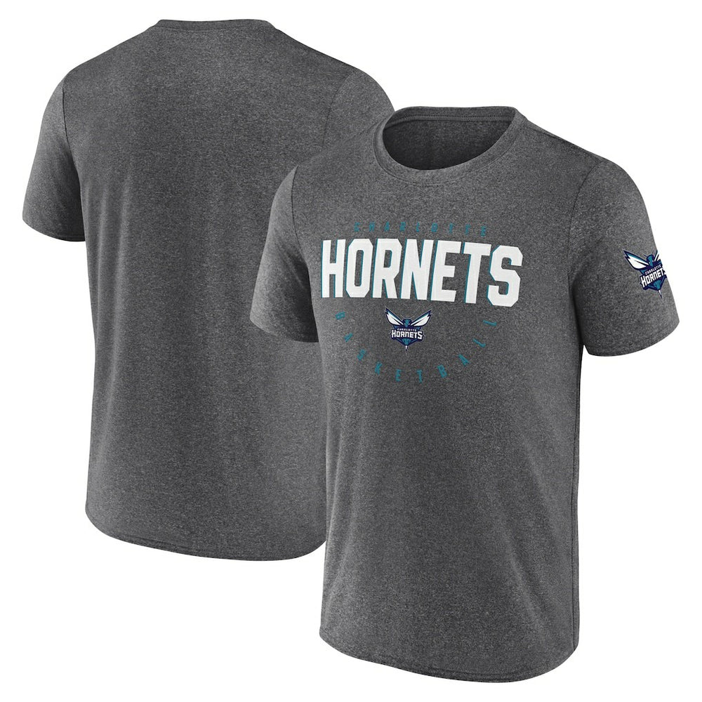 Charlotte Hornets Logo Athletic Block Practice Performance T-Shirt Online