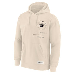 Minnesota Wild Fanatics Future Ground Info Pullover Hoodie Sale