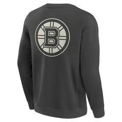 Boston Bruins Fanatics Elements Future Ground Lettering Pullover Sweatshirt Outlet
