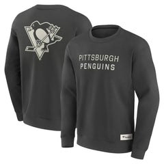Pittsburgh Penguins Fanatics Elements Future Ground Lettering Pullover Sweatshirt On Sale
