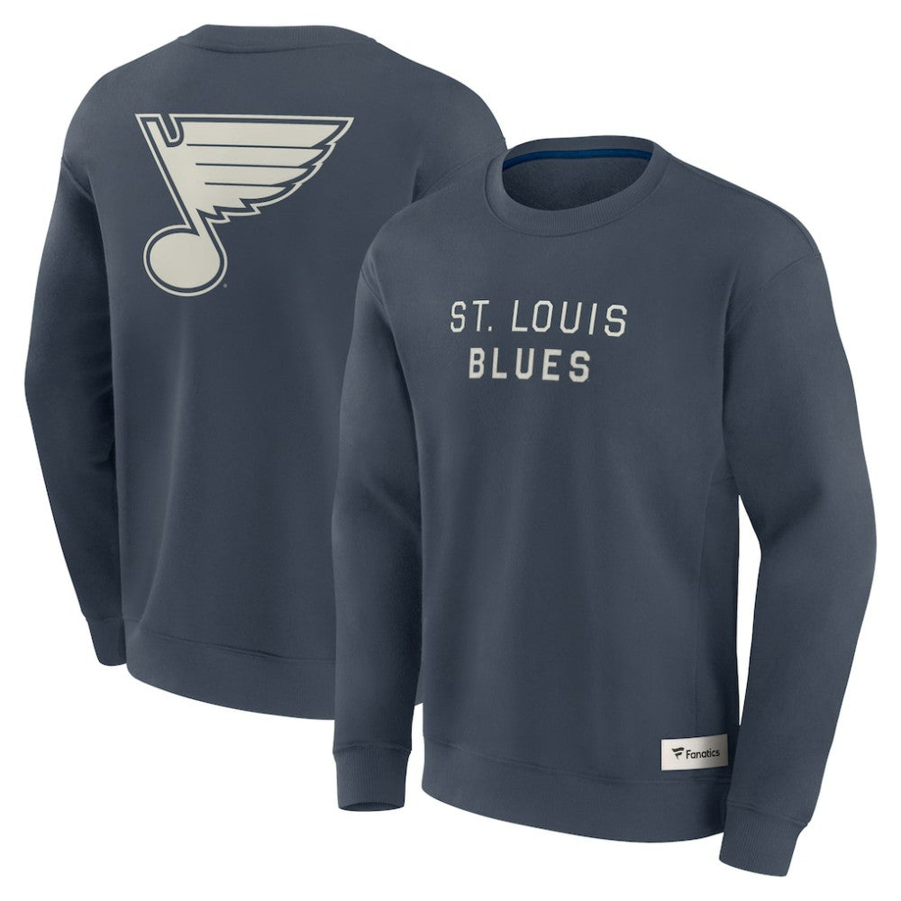 St. Louis Blues Fanatics Elements Future Ground Lettering Pullover Sweatshirt Outlet