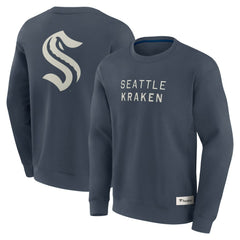 Seattle Kraken Fanatics Elements Future Ground Lettering Pullover Sweatshirt Discount