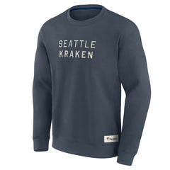 Seattle Kraken Fanatics Elements Future Ground Lettering Pullover Sweatshirt Discount