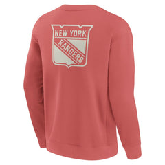 New York Rangers Fanatics Elements Future Ground Lettering Pullover Sweatshirt Outlet