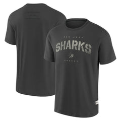 San Jose Sharks Fanatics Elements Weathered Tonal Future Ground T-Shirt Sale