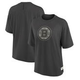 Boston Bruins Fanatics Women's Oversized Elements Raw Edge Future Ground T-Shirt For Sale