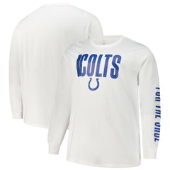 Indianapolis Colts Fanatics Big & Tall Vision Long Sleeve T-Shirt