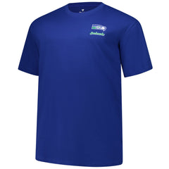 Seattle Seahawks Fanatics Big & Tall Throwback Logo T-Shirt