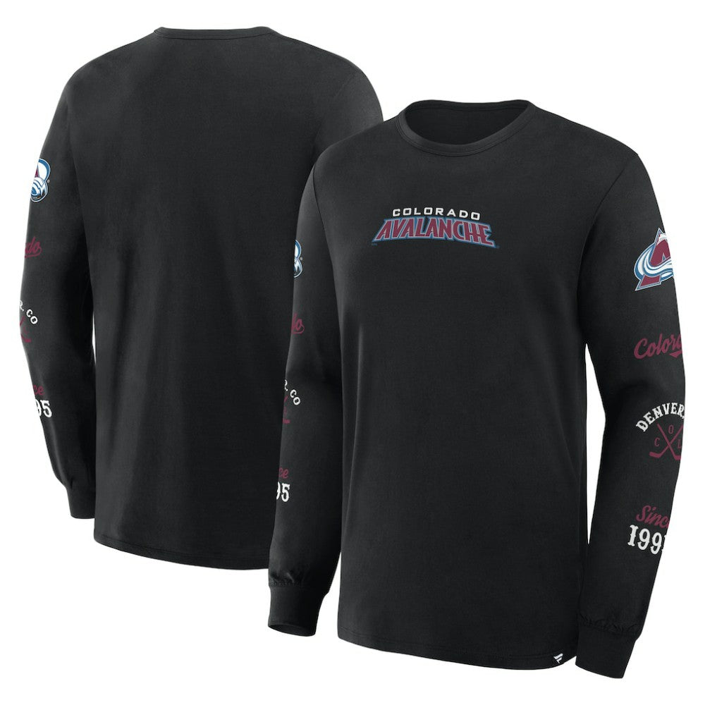 Colorado Avalanche Fanatics Boxed In Legacy Long Sleeve T-Shirt Online