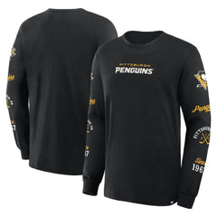 Pittsburgh Penguins Fanatics Boxed In Legacy Long Sleeve T-Shirt Sale