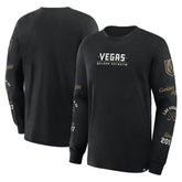 Vegas Golden Knights Fanatics Boxed In Legacy Long Sleeve T-Shirt Outlet