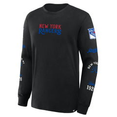 New York Rangers Fanatics Boxed In Legacy Long Sleeve T-Shirt Sale