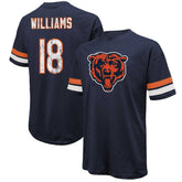 Chicago Bears Caleb Williams Majestic Threads Name & Number Oversize Fit T-Shirt