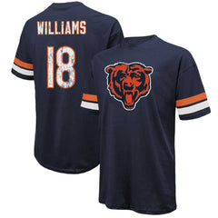 Chicago Bears Caleb Williams Majestic Threads Name & Number Oversize Fit T-Shirt