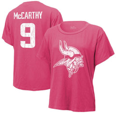 Minnesota Vikings J.J. McCarthy Majestic Threads Women's Name & Number T-Shirt