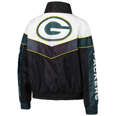 Green Bay Packers The Wild Collective Women's 1/4 Zip Track Jacket