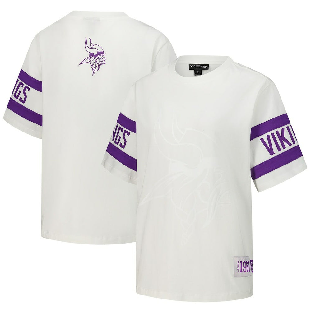 Minnesota Vikings The Wild Collective Women's Drop Shoulder T-Shirt
