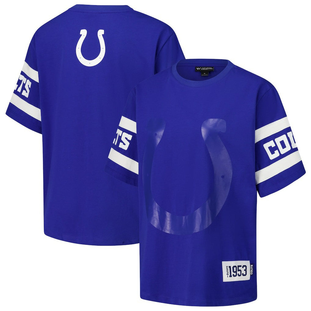 Indianapolis Colts The Wild Collective Women's Drop Shoulder T-Shirt
