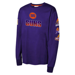 Phoenix Suns Youth Hardwood Classics All Over Long Sleeve T-Shirt On Sale