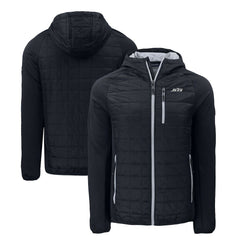 New York Jets Cutter & Buck Monochromatic Logo Rainier PrimaLoft Eco Full-Zip Hybrid Jacket