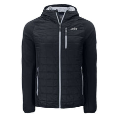 New York Jets Cutter & Buck Monochromatic Logo Rainier PrimaLoft Eco Full-Zip Hybrid Jacket