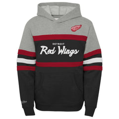 Detroit Red Wings Mitchell & Ness Youth Head Coach Pullover Hoodie For Sale
