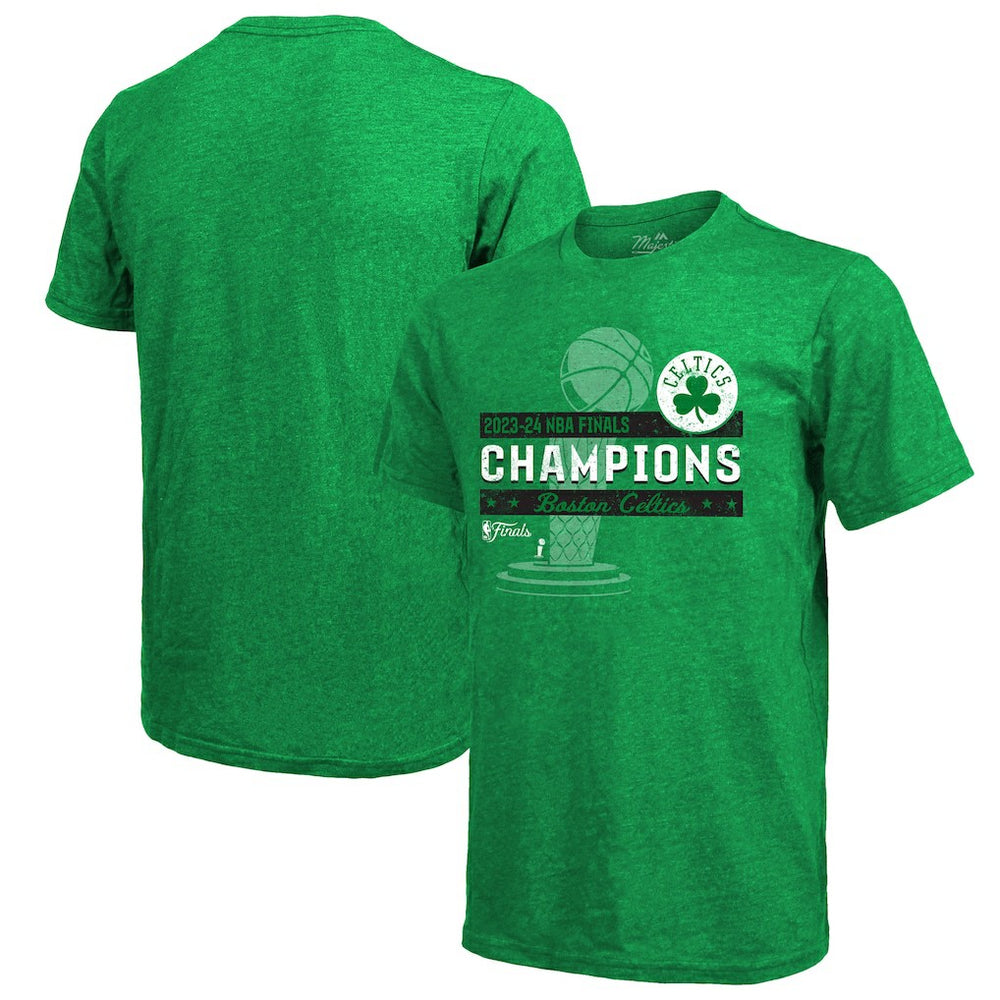 Boston Celtics Majestic Threads 2024 NBA Finals Champions Tri-Blend T-Shirt - Kelly Green online Discount