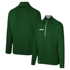 New York Jets Grind Iron Quarter-Zip Top