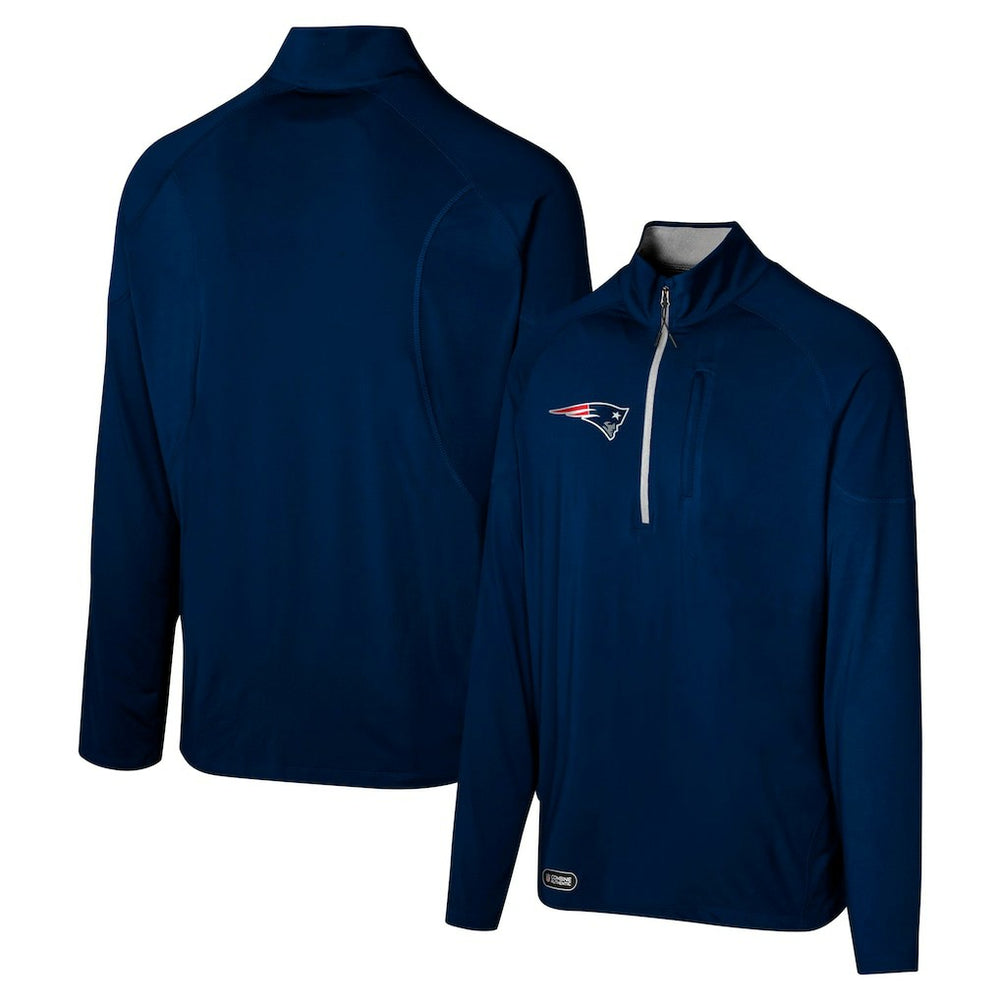 New England Patriots Grind Iron Quarter-Zip Top