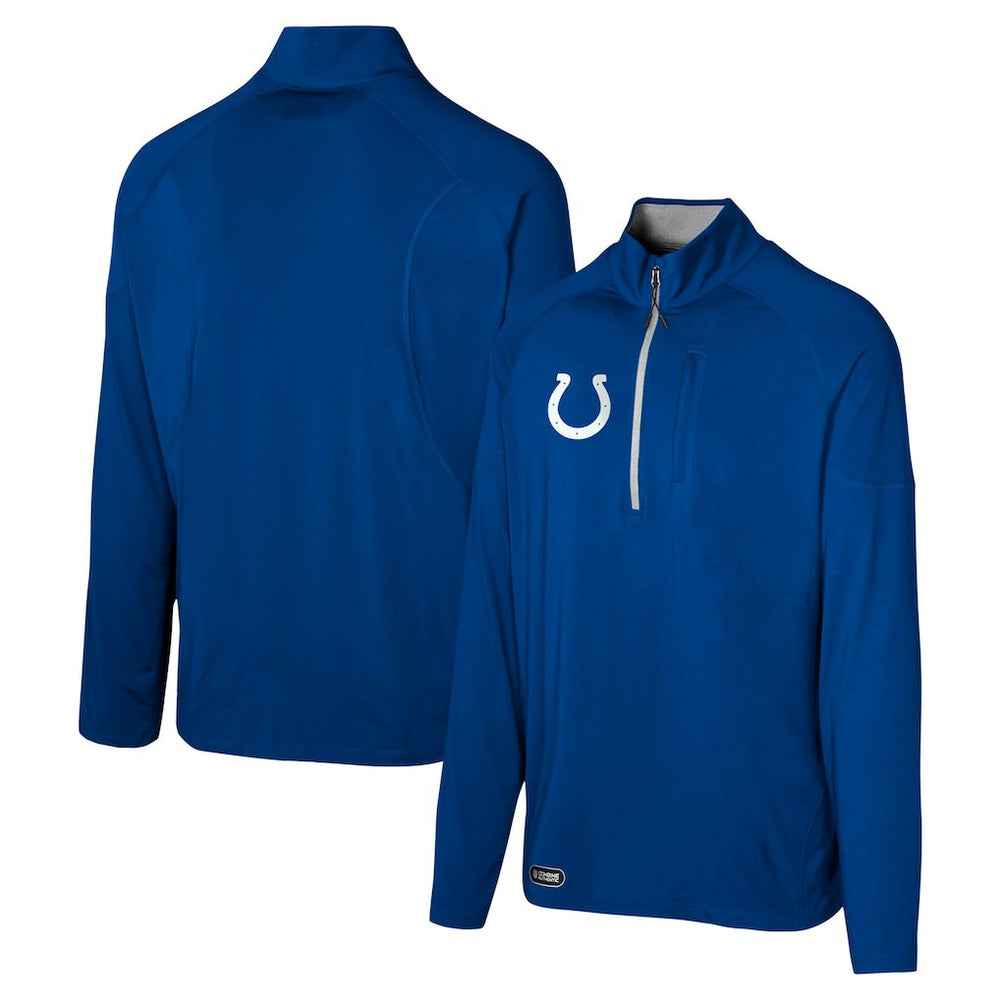 Indianapolis Colts Grind Iron Quarter-Zip Top
