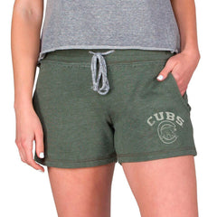 Chicago Cubs Concepts Sport Women's Mainstream French Terry Tri-Blend Shorts | MLB Shop