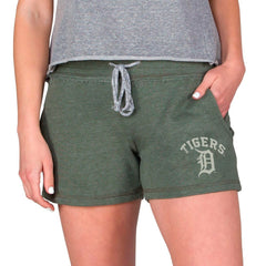 Detroit Tigers Concepts Sport Women's Mainstream French Terry Tri-Blend Shorts | MLB New