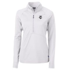 Minnesota Twins Cutter & Buck Women's Adapt Eco Knit Stretch Recycled Half-Zip DryTec Top | MLB Online