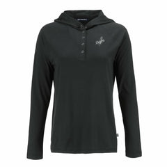 Los Angeles Dodgers Cutter & Buck Women's Coastline Epic Comfort Eco Recycled Raglan Long Sleeve Hoodie T-Shirt | MLB Sale