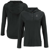 Arizona Diamondbacks Cutter & Buck Women's Coastline Epic Comfort Eco Recycled Raglan Long Sleeve Hoodie T-Shirt | MLB Sale