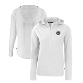 New York Mets Cutter & Buck Women's Daybreak Eco Recycled Half-Zip Hoodie | MLB New