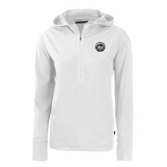 New York Mets Cutter & Buck Women's Daybreak Eco Recycled Half-Zip Hoodie | MLB New