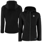 New York Yankees Cutter & Buck Women's Evoke Eco Softshell Recycled Full-Zip Hoodie Jacket | MLB Online