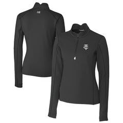 Minnesota Twins Cutter & Buck Women's Traverse Stretch Quarter-Zip Pullover Top | MLB For sale