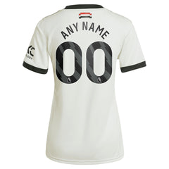 Manchester United Originals Women's 2024/25 Third Custom Replica Jersey Cream - Adidas