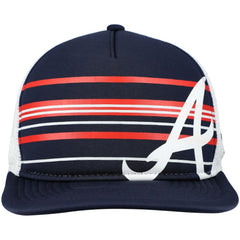 Atlanta Braves New Era A-Frame Trucker 9FIFTY Snapback Hat | MLB Discount
