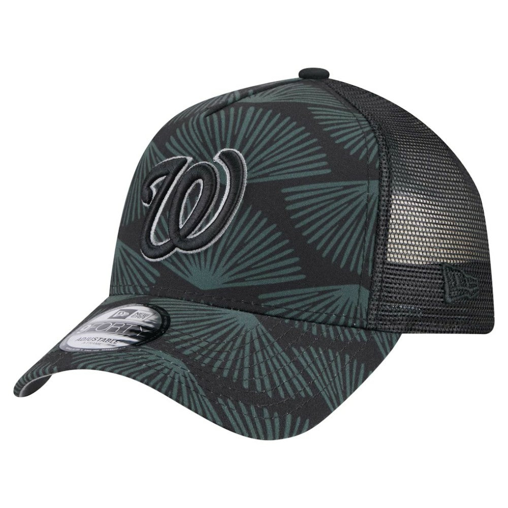 Washington Nationals New Era 9FORTY A-Frame Trucker Adjustable Hat | MLB US