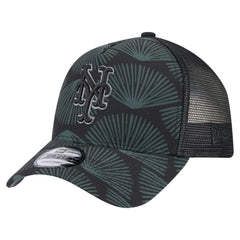 New York Mets New Era 9FORTY A-Frame Trucker Adjustable Hat | MLB New