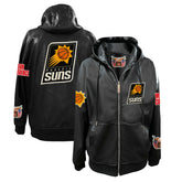 Phoenix Suns Jeff Hamilton Vegan Leather Full-Zip Hoodie Online