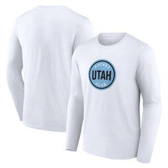 Utah Mammoth Fanatics Draft Logo Long Sleeve T-Shirt On Sale