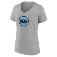 Utah Mammoth Fanatics Women's Draft Logo V-Neck T-Shirt Discount
