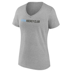 Utah Mammoth Fanatics Women's Wordmark Logo V-Neck T-Shirt Discount